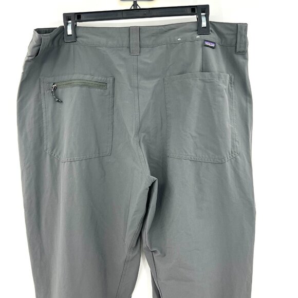 Patagonia Charcoal Gray Nylon Hiking Pants Men's 38 - Picture 5 of 8